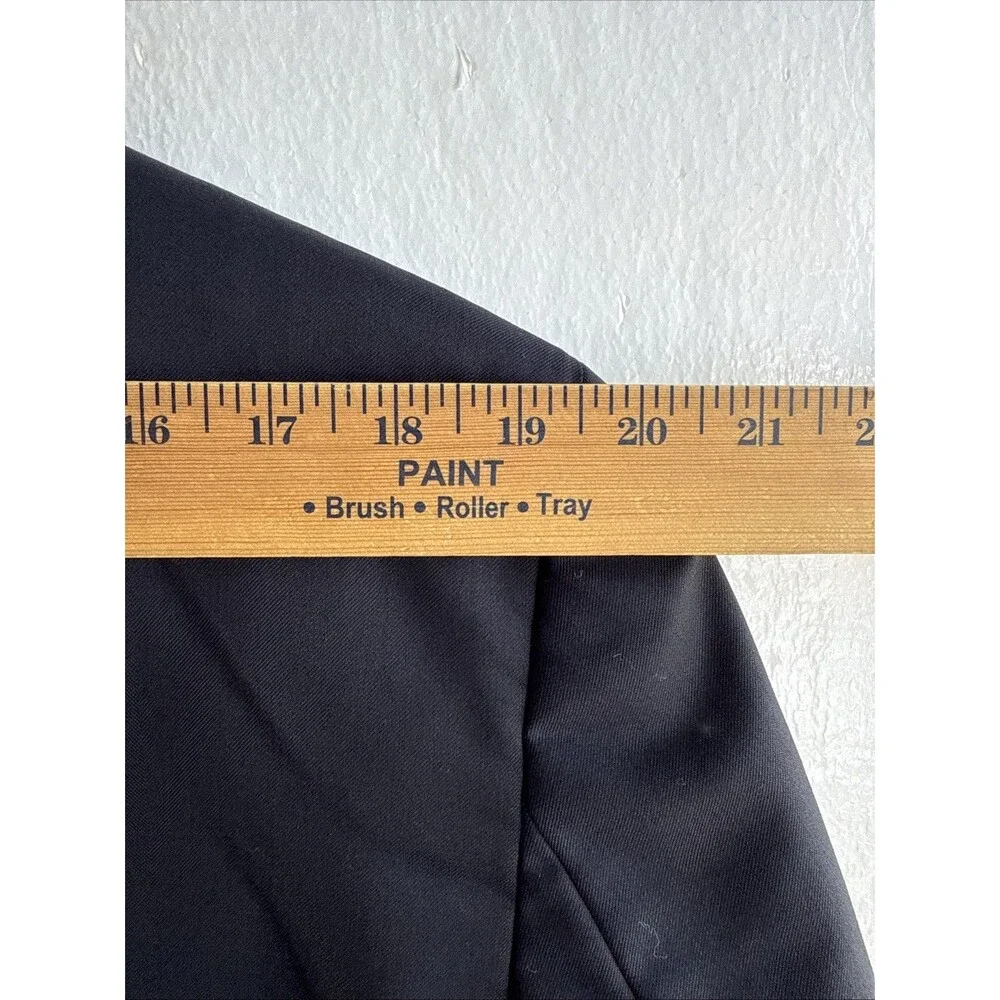 346 Brooks Brothers Blazer Navy Wool Gold Button Sport Coat 2 Button Size 44S